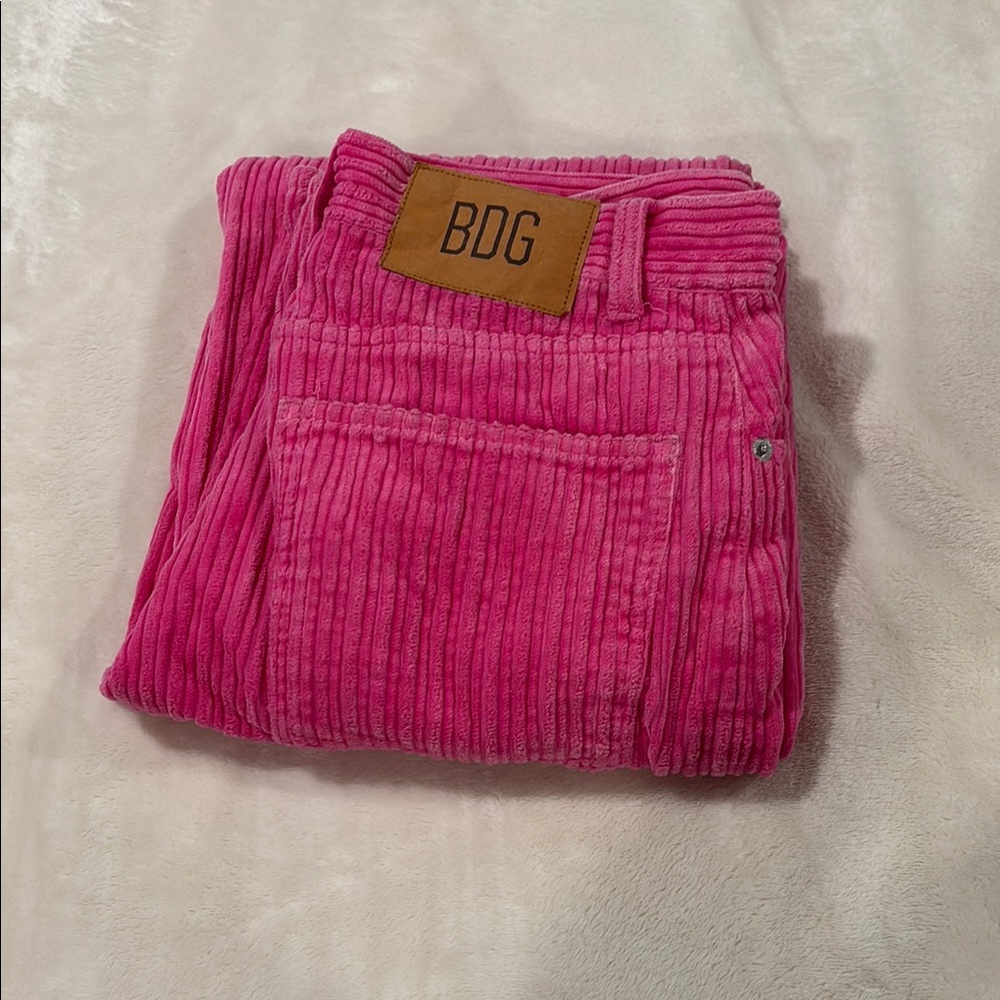 BDG Pink Casual Corduroy Bottoms